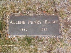 Allene <I>Penry</I> Bigbee 