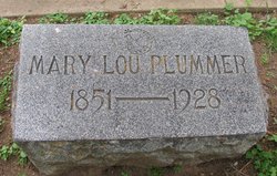 Mary Louisa “Lou” <I>Brodnax</I> Plummer 