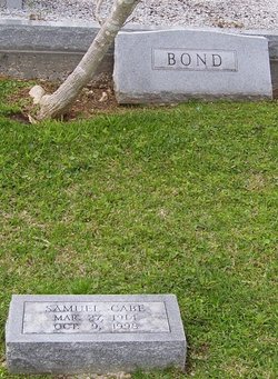 Samuel Cabe Bond 