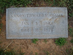 Nancy <I>Edwards</I> Adams 