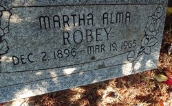 Martha Alma <I>Bevill</I> Robey 