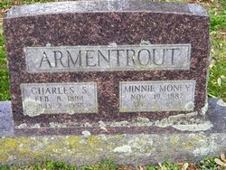 Minnie Isabelle <I>Money</I> Armentrout 