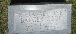 Sara Adeline <I>Barger</I> Coop 