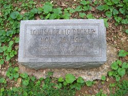Louisa C. <I>Craig</I> Decker 