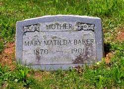 Mary Matilda <I>Wild</I> Baker 