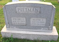 Nettie F. <I>Paul</I> Pittman 