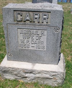 Abigail Hope <I>Bush</I> Carr 
