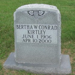 Bertha B <I>Ward</I> Kirtley 