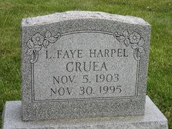 Leona Faye <I>Harpel</I> Cruea 