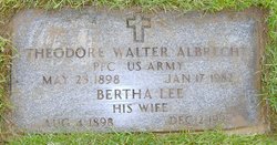 Bertha Lee <I>Clinton</I> Albrecht 