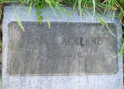 Anna L. <I>Becker</I> Ackland 