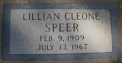 Lillian Cleone <I>Corcoran</I> Speer 