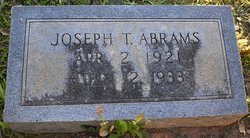 Joseph Thomas “Joe” Abrams 