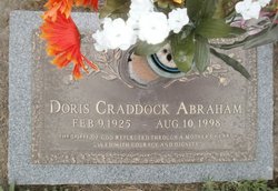 Doris Naola <I>Craddock</I> Abraham 