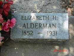 Elizabeth <I>Hopper</I> Alderman 