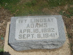 Ivy <I>Lindsay</I> Adams 