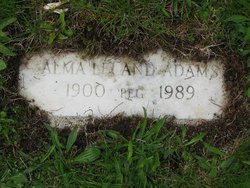 Alma Leland “Peg” <I>Swan</I> Adams 