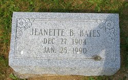 Jeanette <I>Brough</I> Bates 