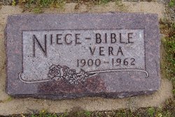 Vera Flo <I>Bible</I> Niece 