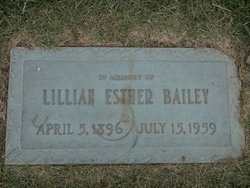 Lillian Esther <I>Shakespeare</I> Bailey 