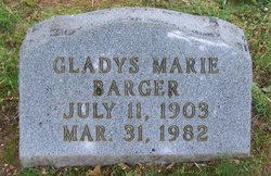 Gladys Marie Barger 