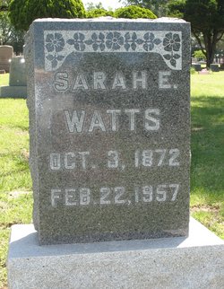 Sarah Elizabeth <I>Perry</I> Watts 
