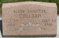Mary Annette <I>Robbins</I> Collard 