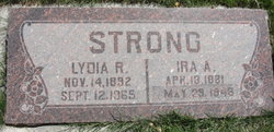 Lydia Rebecca <I>Rowbury</I> Strong 