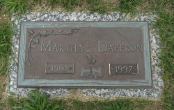 Martha Easter <I>Decker</I> Daffron 