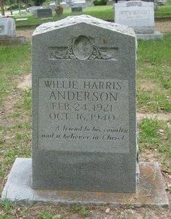 Willie Harris Anderson 