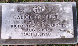 Alice <I>Profilet</I> Abbott 
