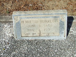 Henrietta <I>Stelling</I> Burklein 