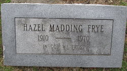 Hazel <I>Madding</I> Frye 