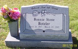 Bonnie <I>Stone</I> Boteler 