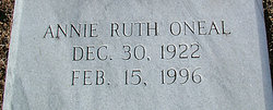 Annie Ruth O'Neal 