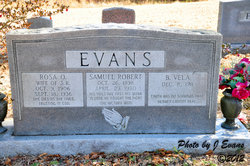 Bessie Velva <I>Blackman</I> Evans 
