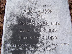 Alice Hearst <I>Alison</I> Lide 