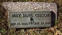 May Jane <I>Shupe</I> Gibson 