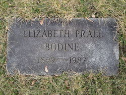 Elizabeth <I>Prall</I> Bodine 