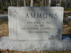 Claudia Jane <I>Lewis</I> Ammons 