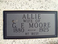 Alafair Arzella “Allie” <I>West</I> Moore 