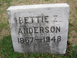 Bettie Zenobia Anderson 