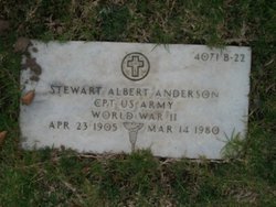 Capt Stewart Albert Anderson 