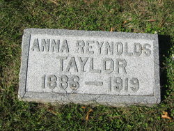 Sarah Ann Berkely “Anna” <I>Reynolds</I> Taylor 