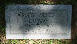 Mary Violet <I>Parker</I> Durway 