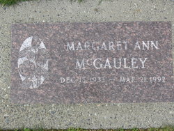 Margaret Ann McGauley 