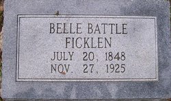 Belle <I>Battle</I> Ficklen 