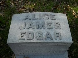 Alice <I>James</I> Edgar 