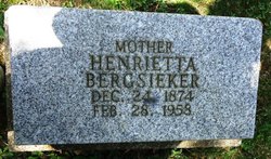 Henrietta <I>Lukens</I> Bergsieker 