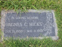 Agnes <I>Curtis</I> Hicks 